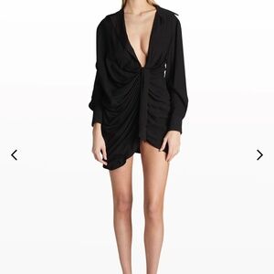 Jacquemus La Robe Bahia draped minidress